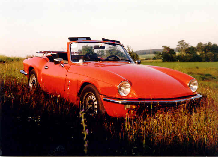 Schon nach kurzer Zeit stand ein zweiter Triumph Spitfire 1500 auf dem Hof!